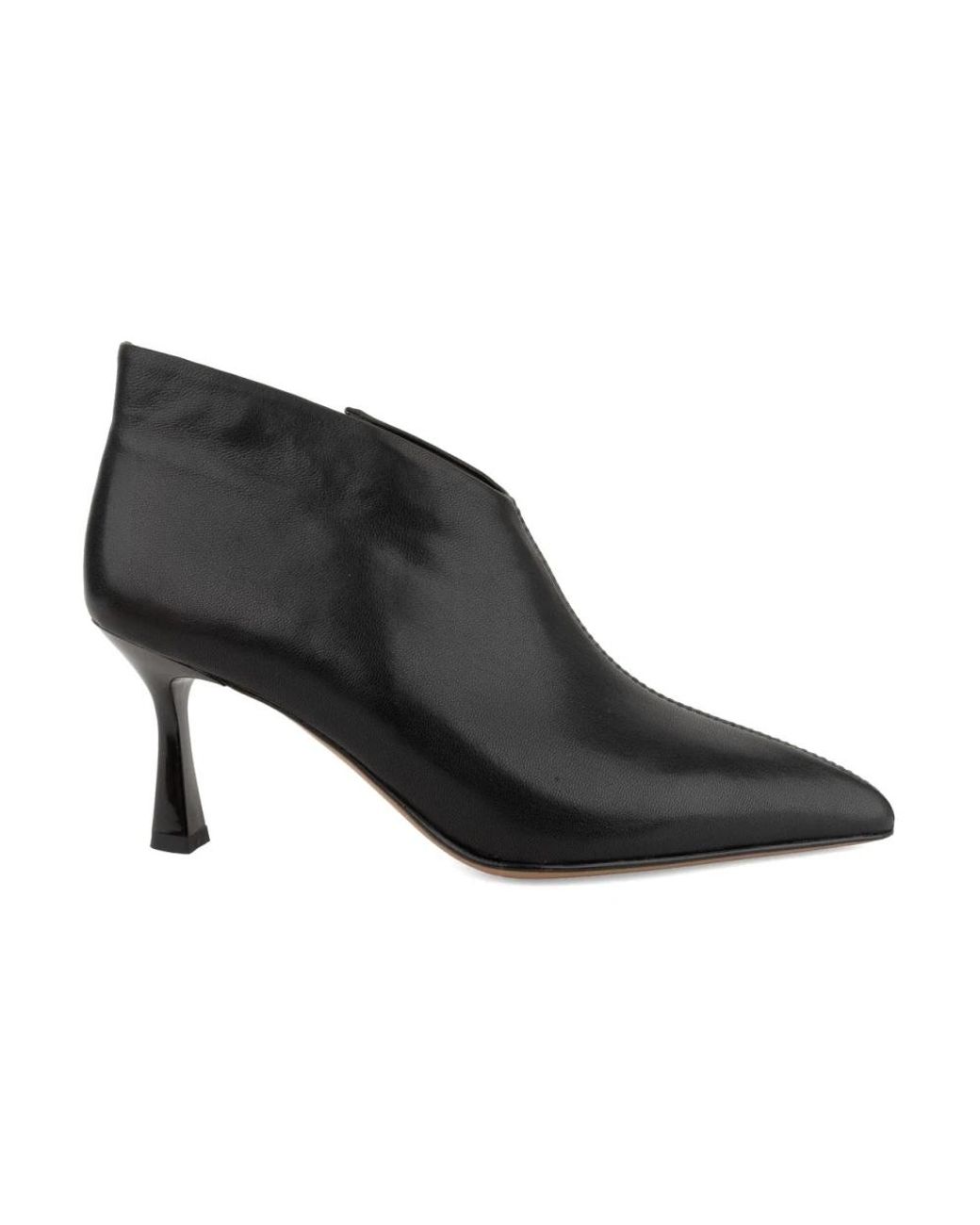 Linda Baumann Black Heeled Boots