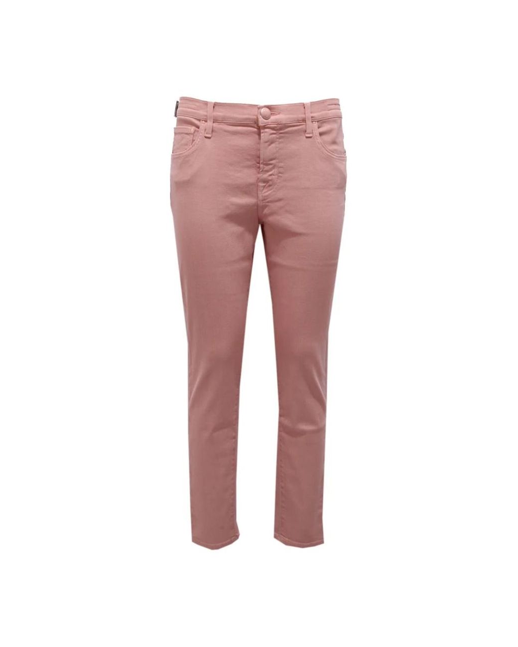 Jacob Cohen Red Slim-Fit Trousers