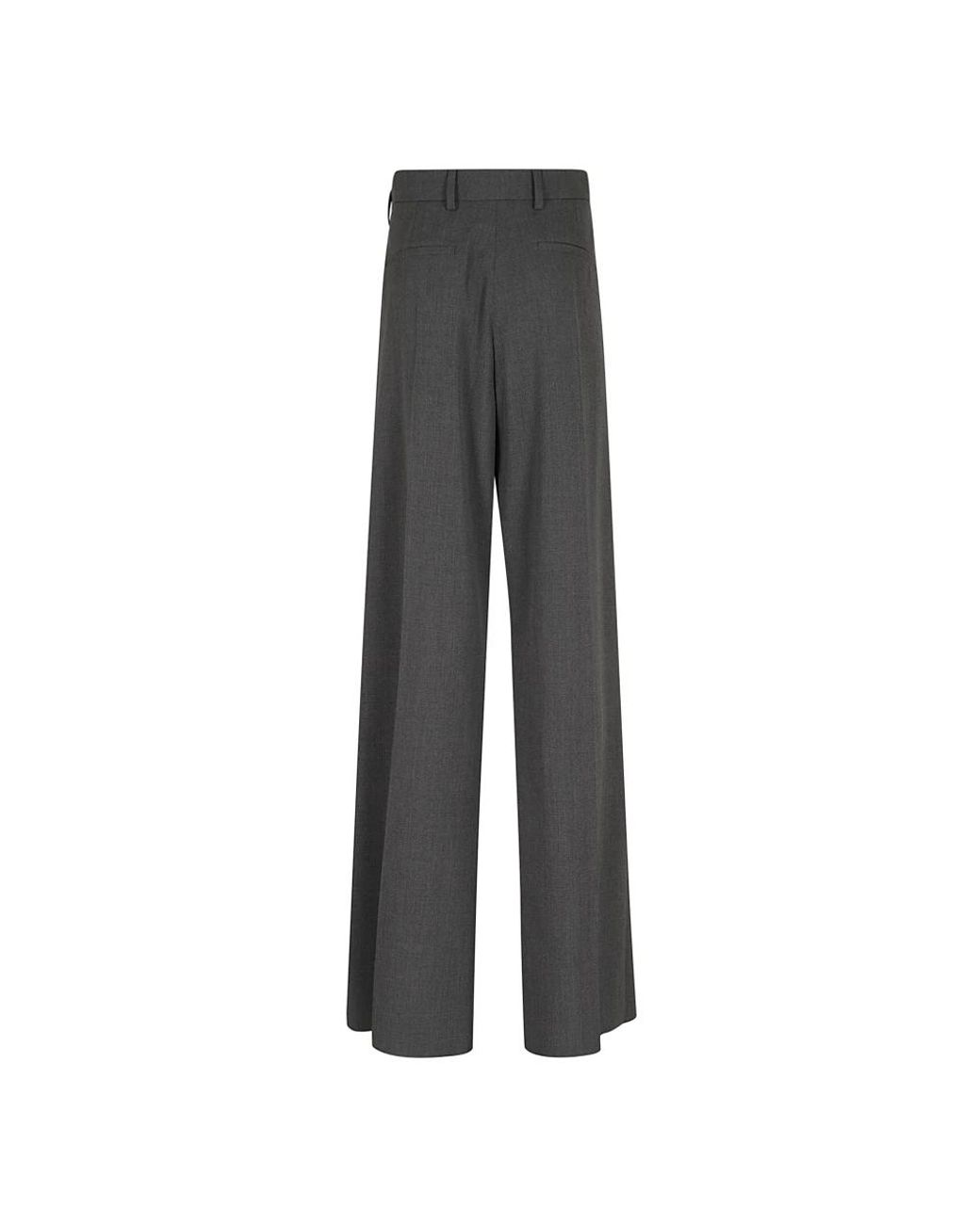 Valentino Garavani Gray Straight Trousers
