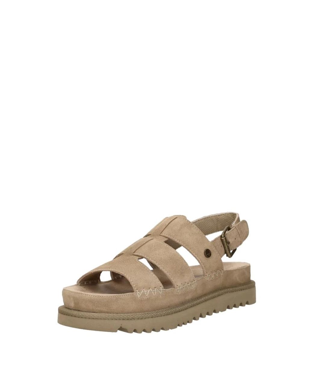 Flat Sandals Warmbat en coloris Natural