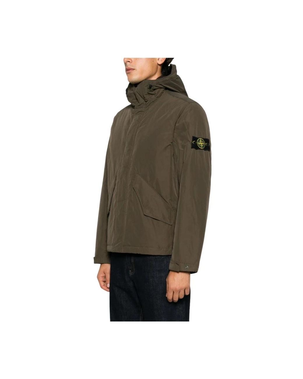 Stone Island Green Light Jackets for men