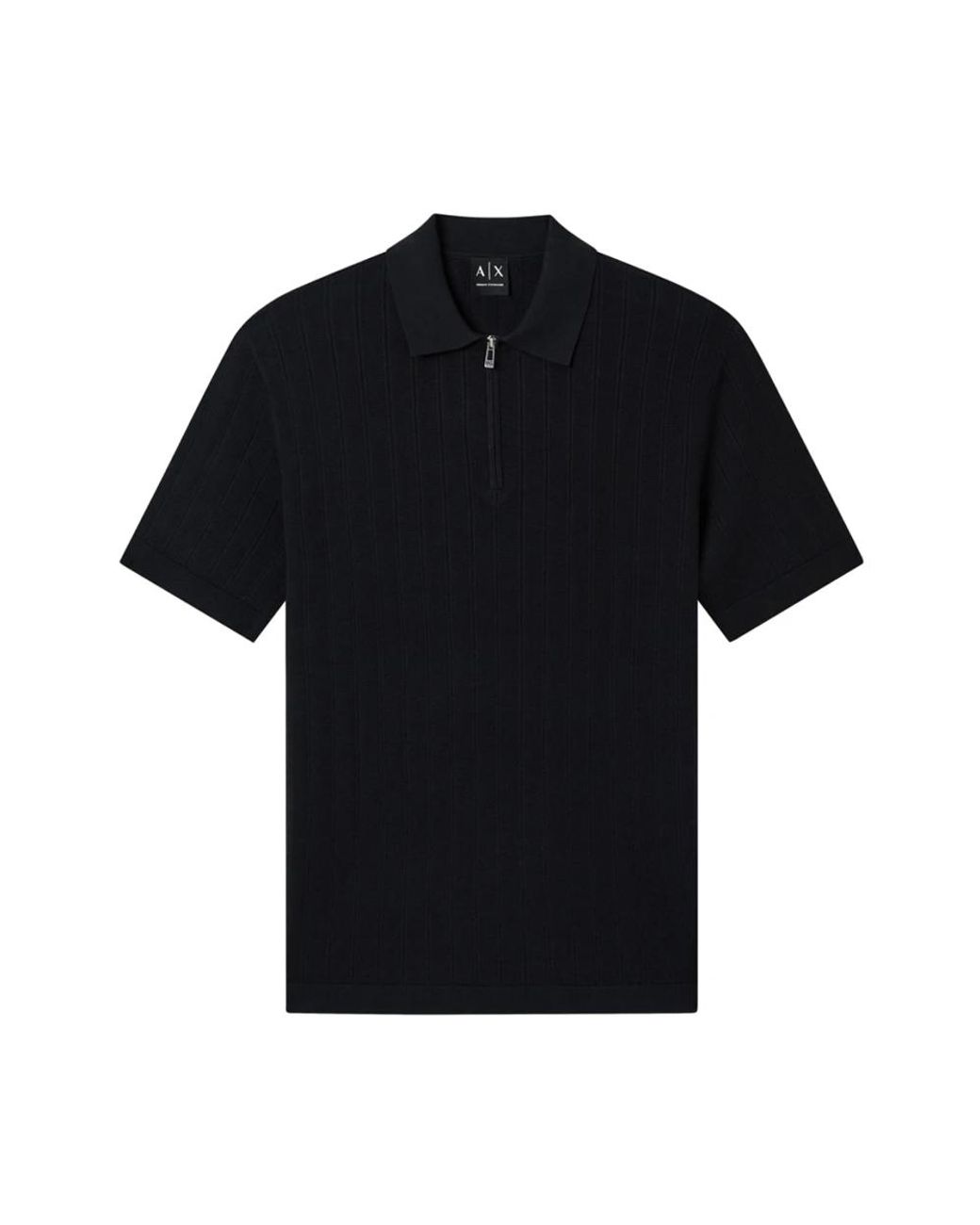 ARMANI EXCHANGE Black Polo Shirts for men