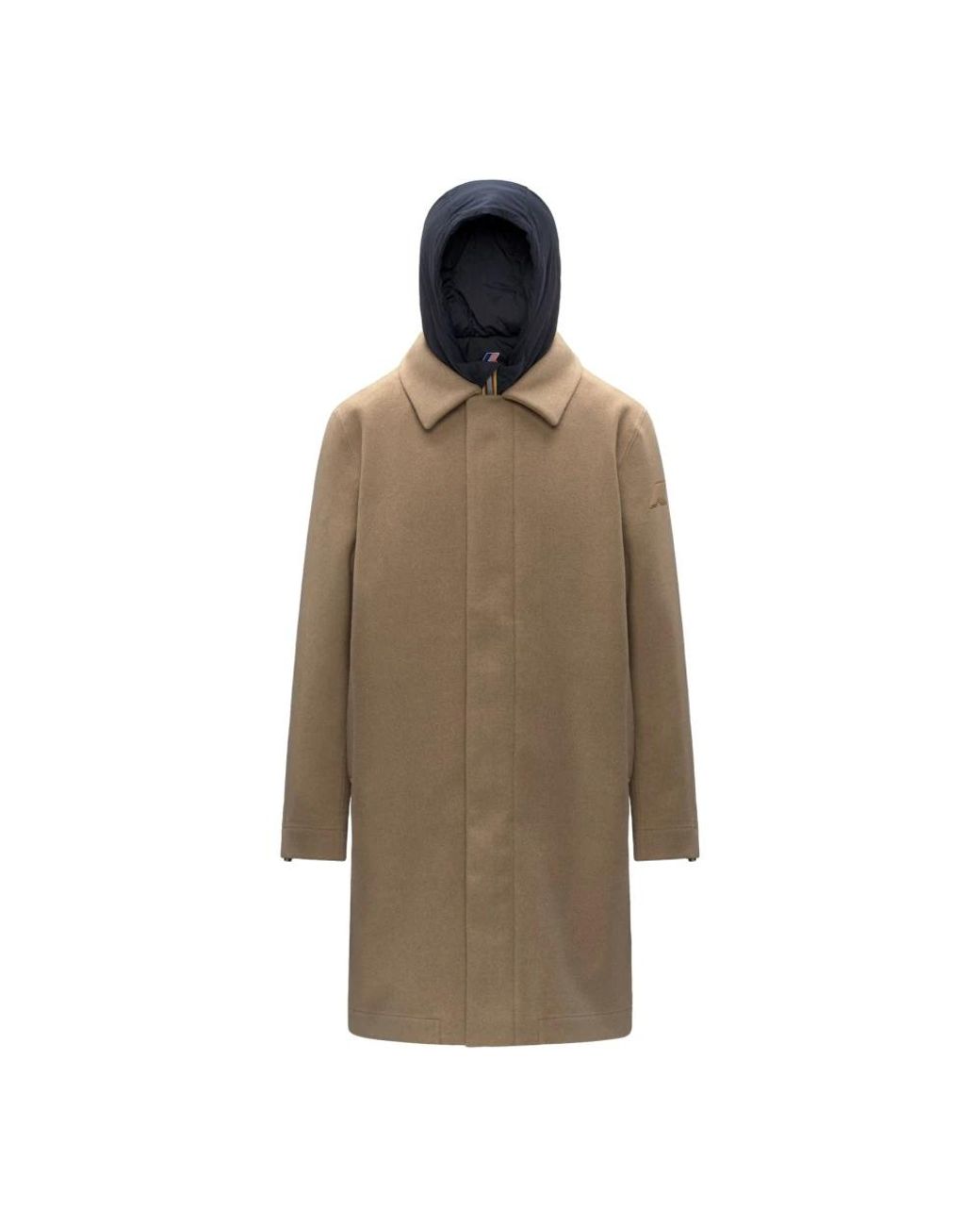 K-Way Brown Single-Breasted Coats for men