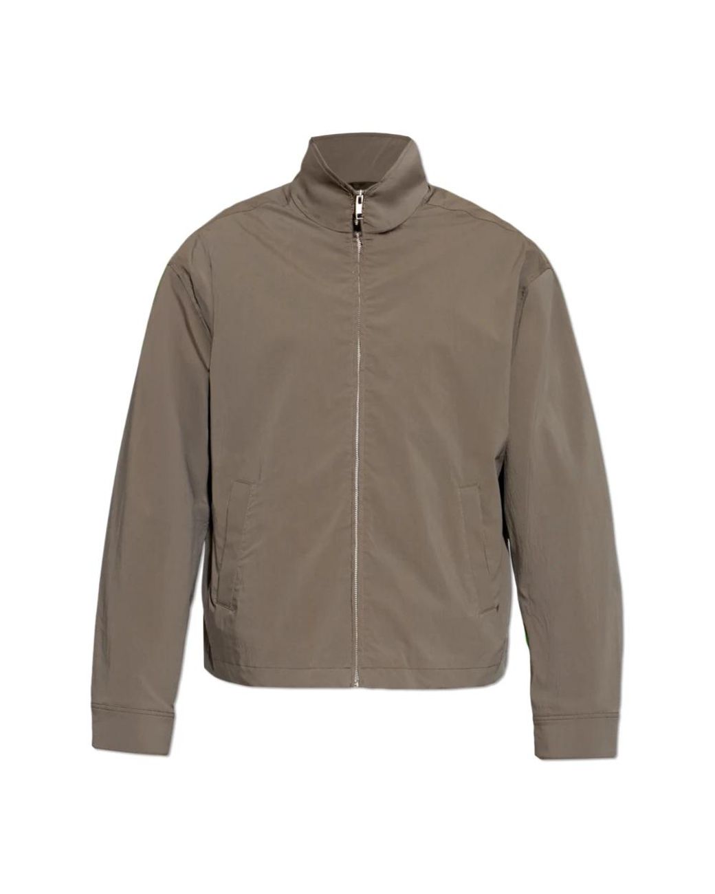 FRAME Stand Collar Jacket in het Gray voor heren