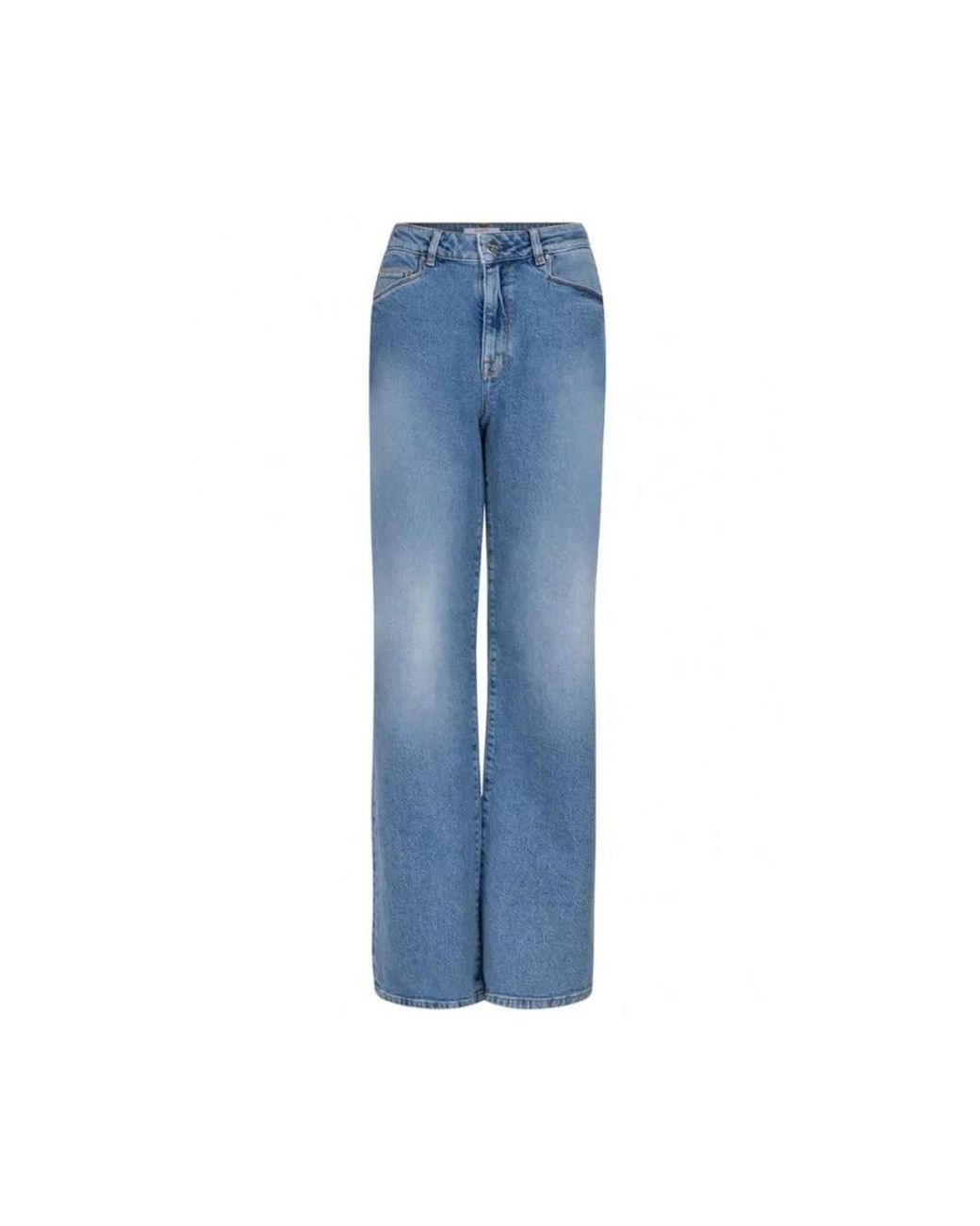 Dante 6 Wide Jeans in het Blue