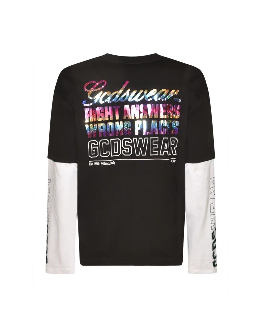 Gcds Black Long Sleeve T-Shirts