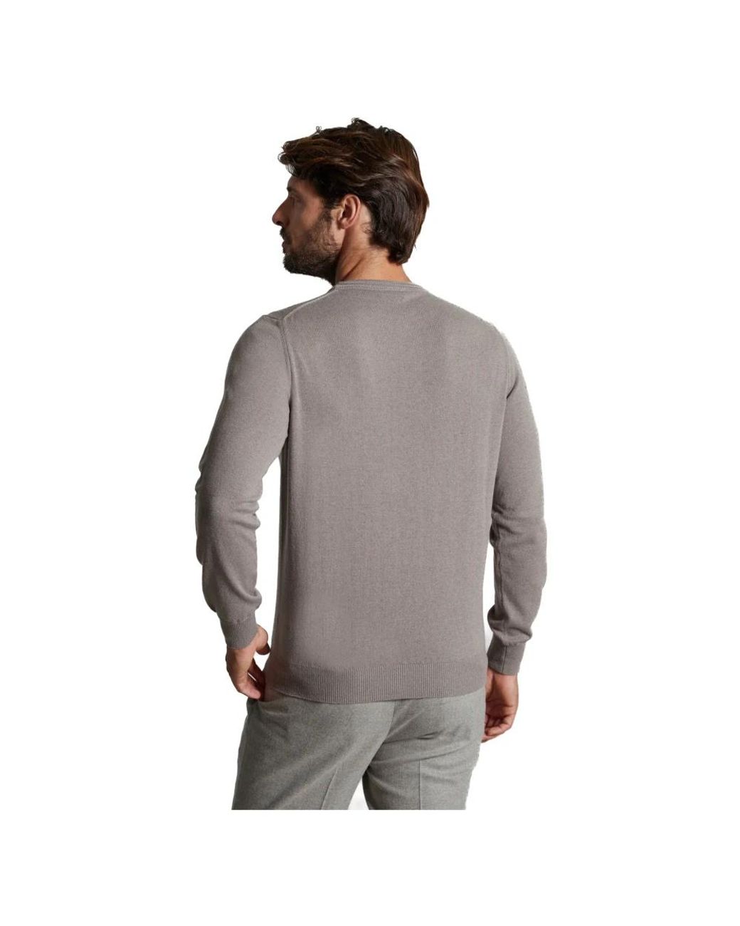 Colombo Gray Cashmere Knitwear for men
