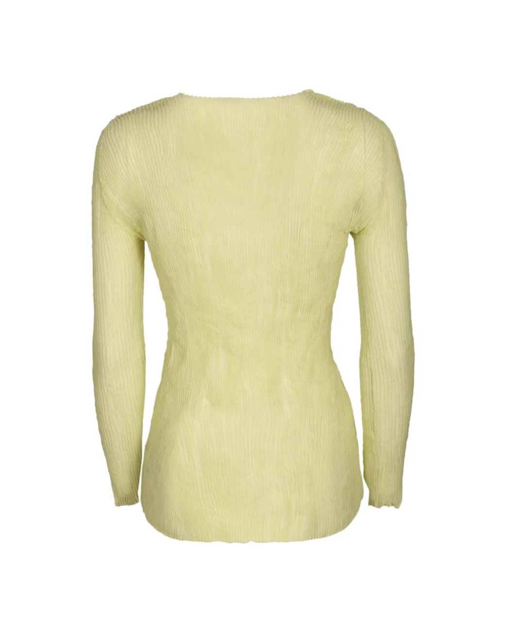Issey Miyake Yellow Blouses