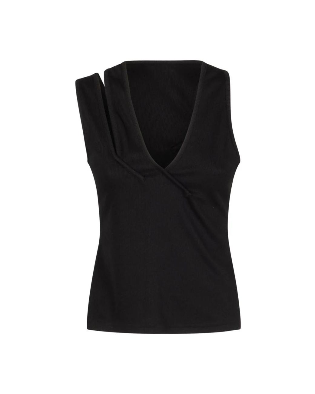 Christopher Esber Black Sleeveless Tops
