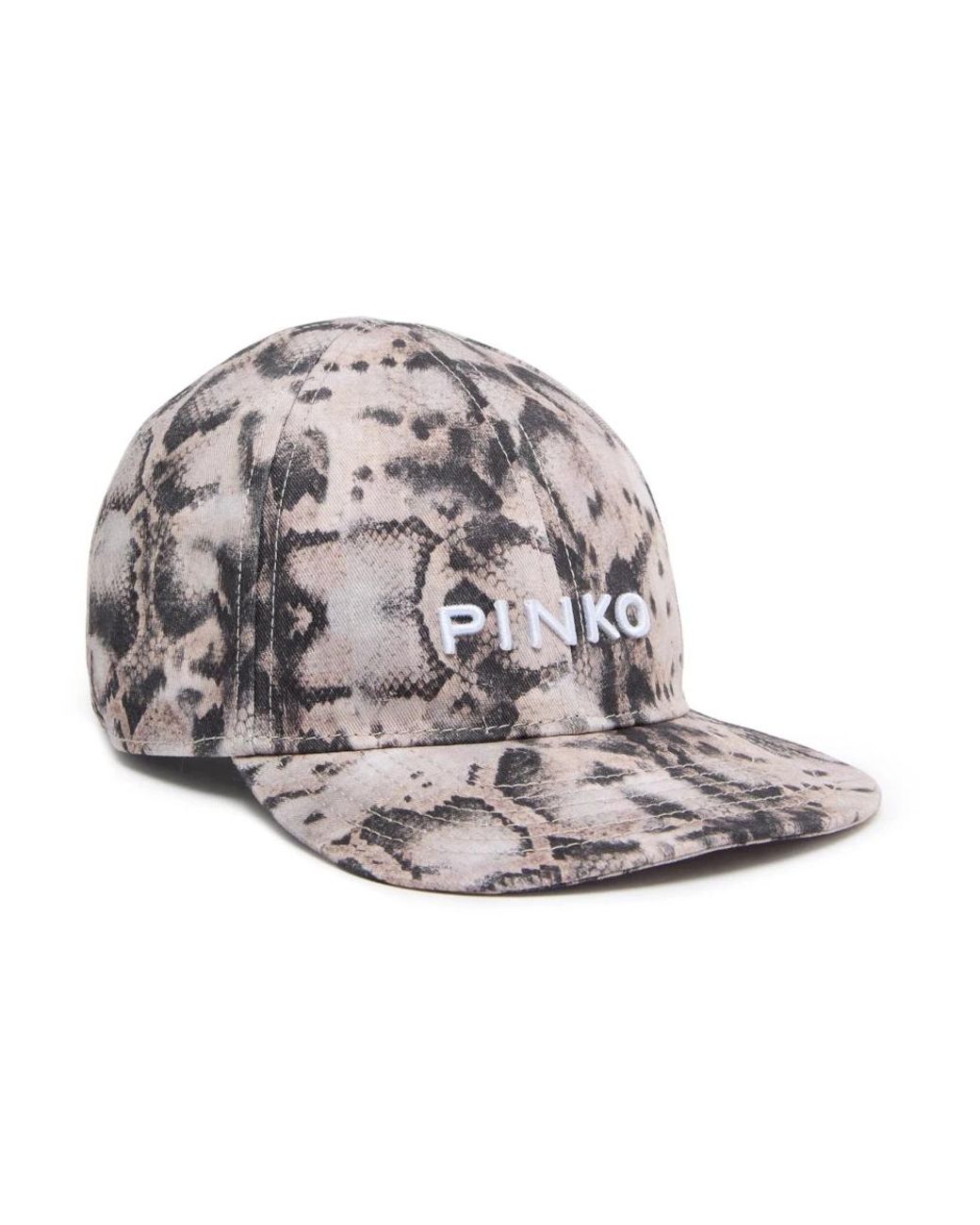 Pinko Accessoires ,Veelkleurig ,Katoen Busseto Baseball Cap in het Gray