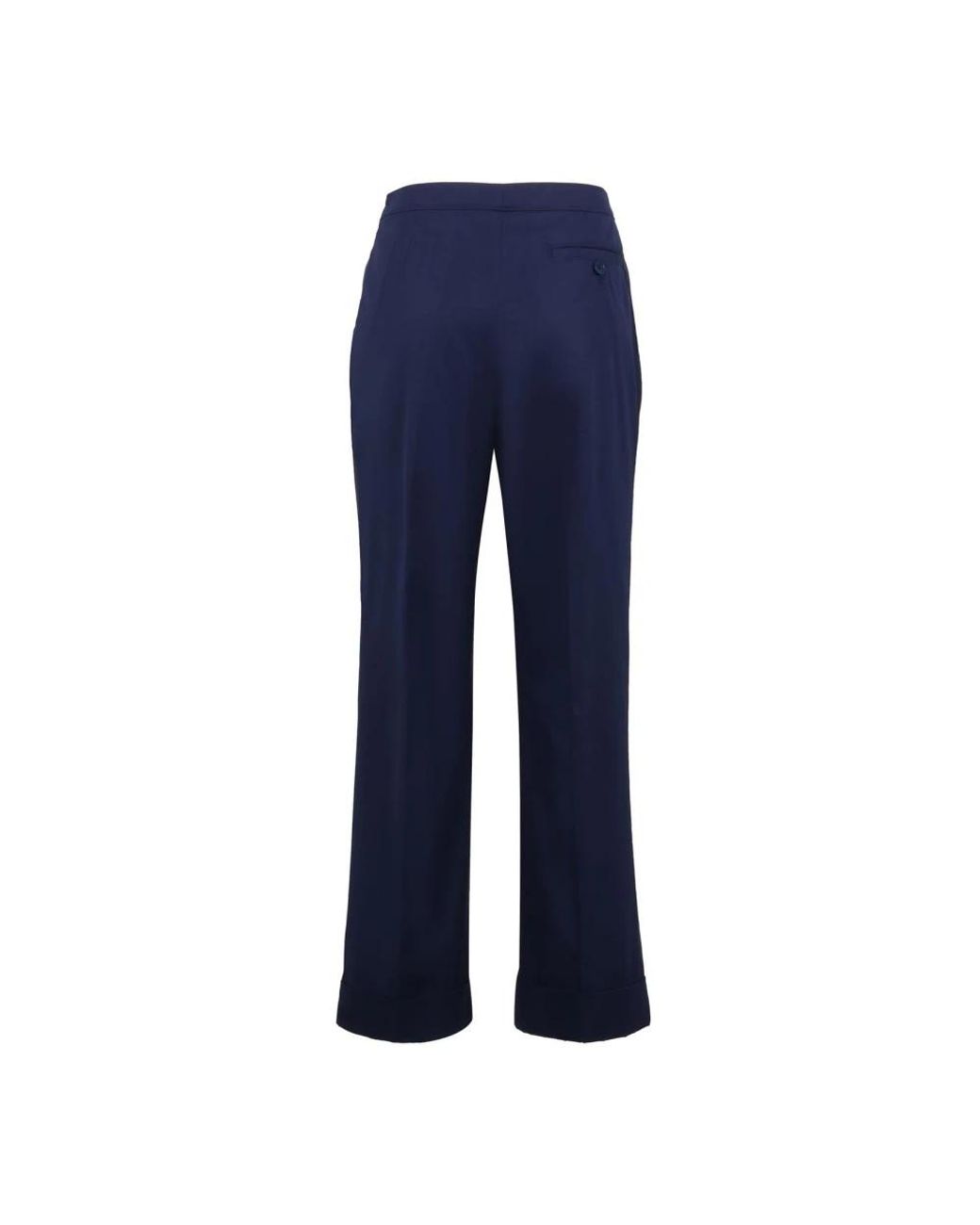 Aspesi Blue Straight Trousers