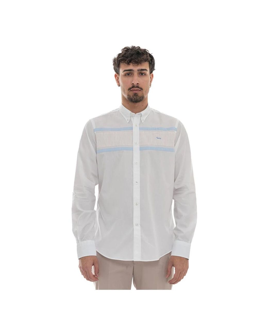 Harmont & Blaine Gray Casual Shirts for men