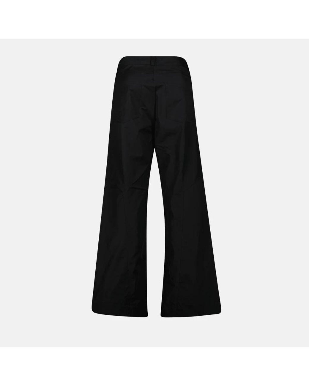 L8 Studio Black Wide Trousers for men