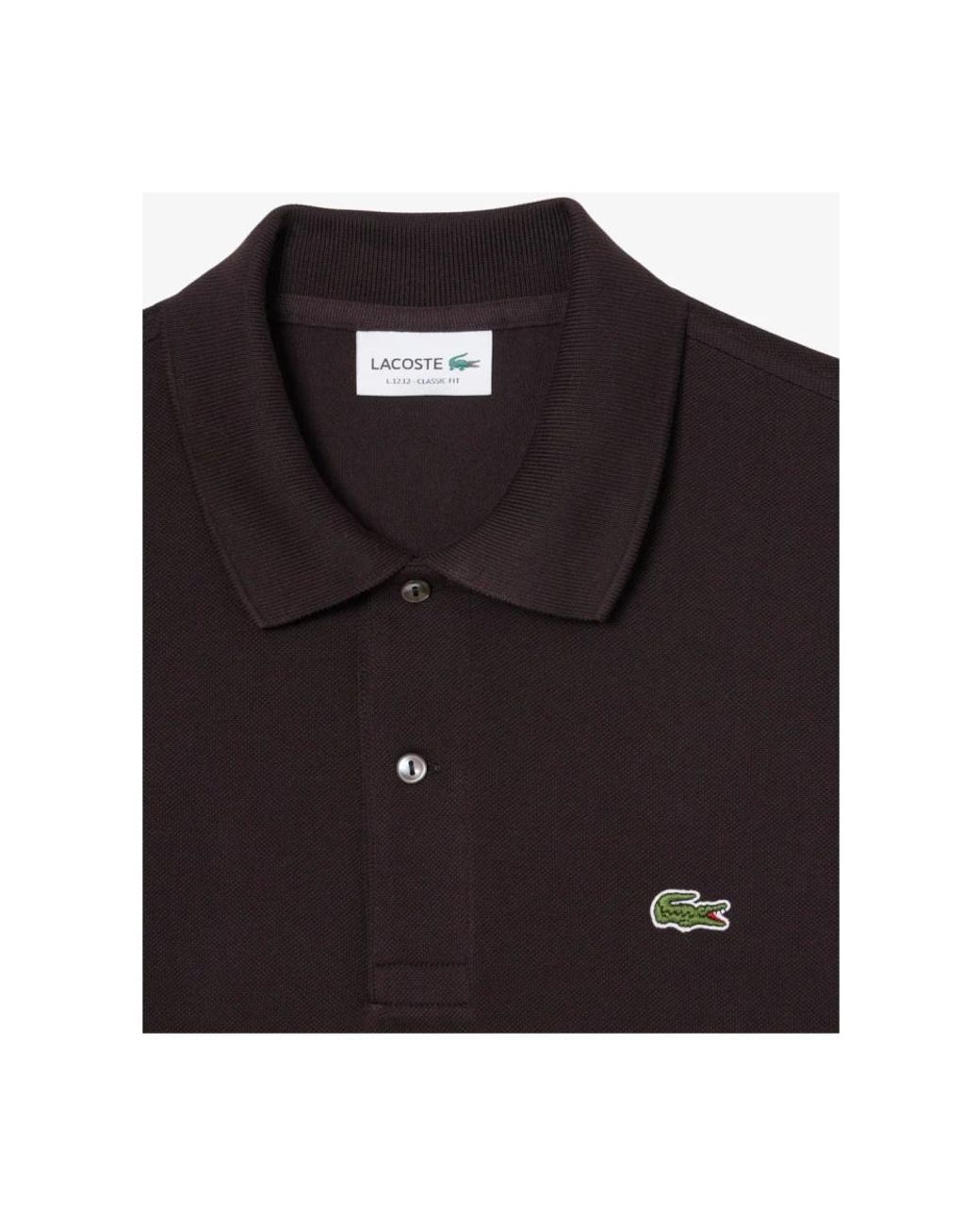 Lacoste Black Polo Shirts for men