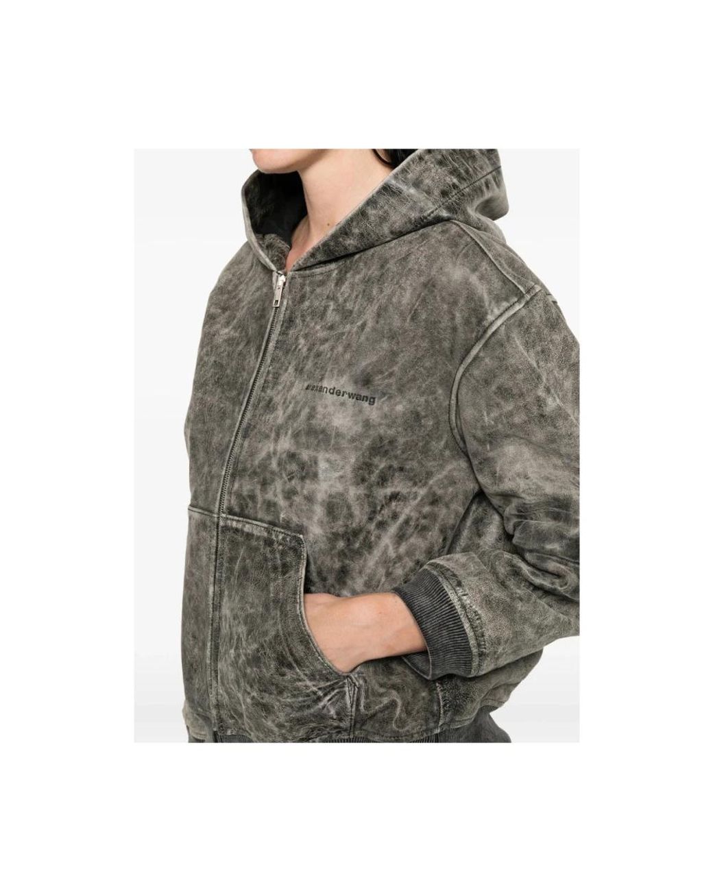 Alexander Wang Gray Zip-Throughs