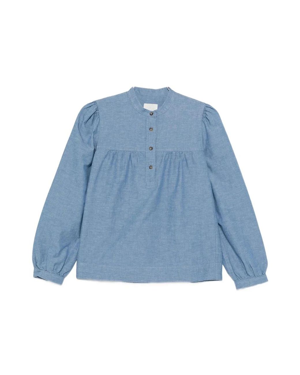 A.P.C. Babydoll Blouse in het Blue
