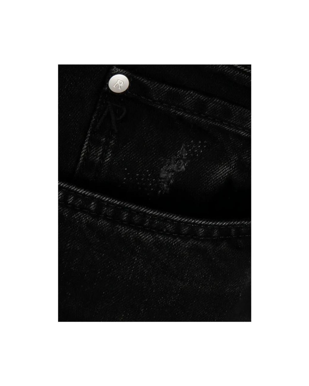 Straight Jeans Represent de hombre de color Black