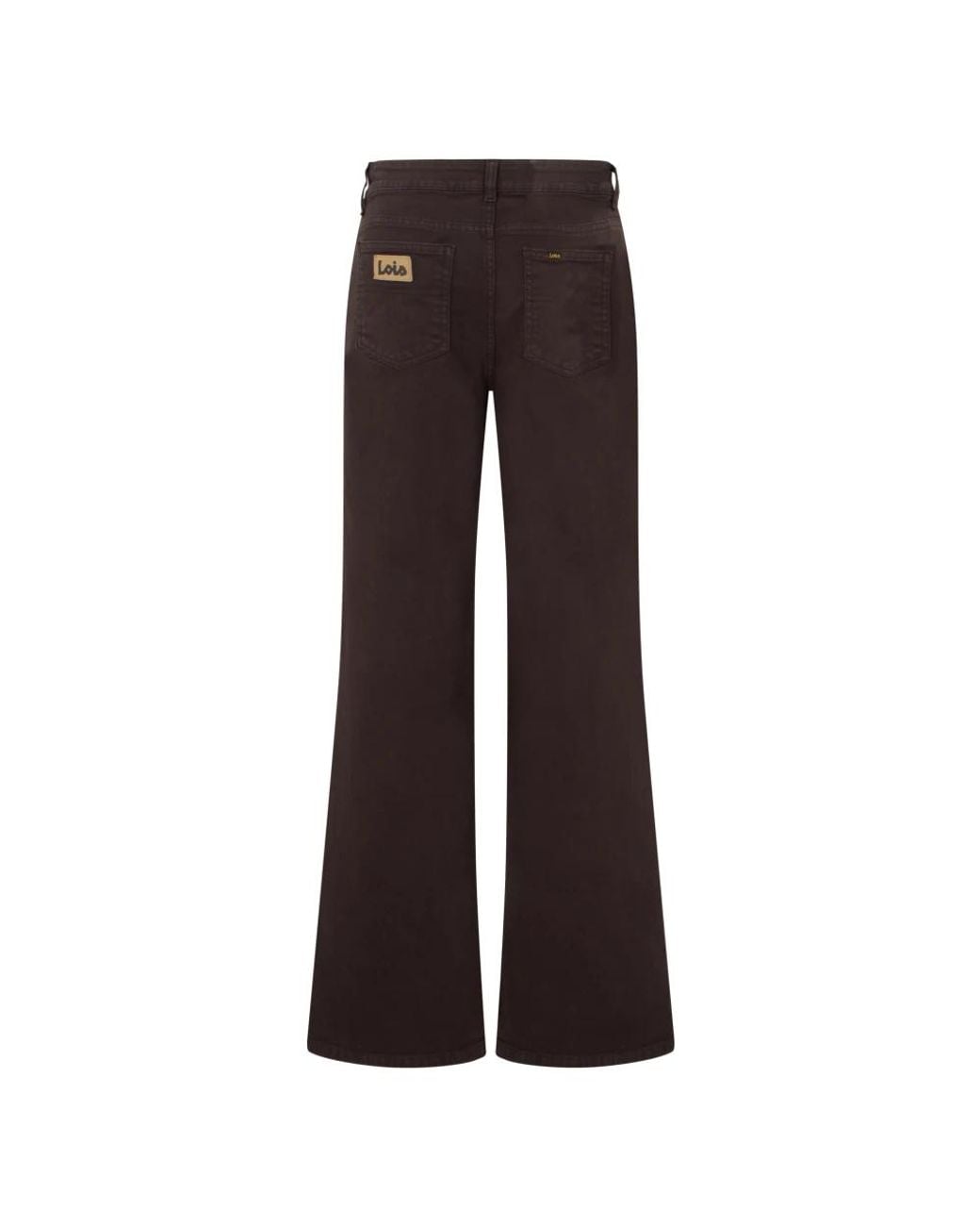 Lois Brown Wide Jeans