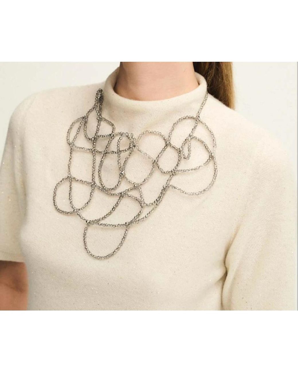 Necklaces Panicale de color White
