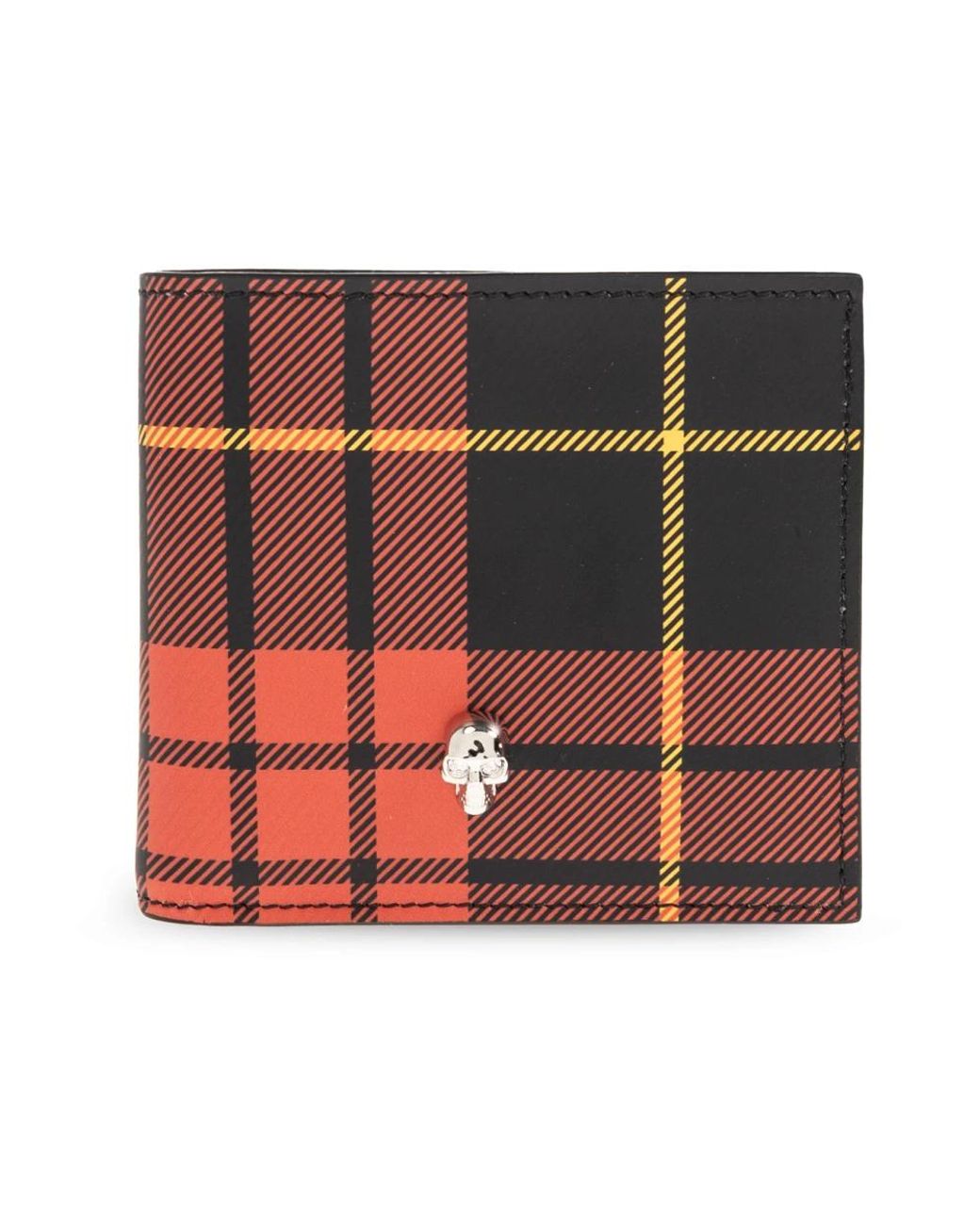 McQueen Leather Wallet in Red für Herren