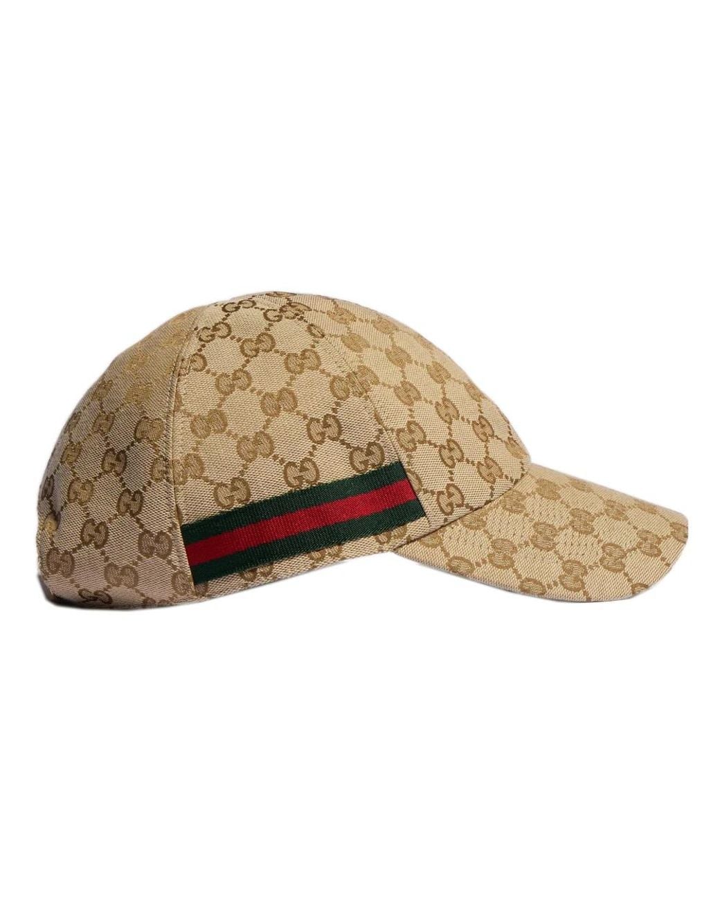Gucci Gg Baseball-Cap Mit Web-Streifen in Natural für Herren