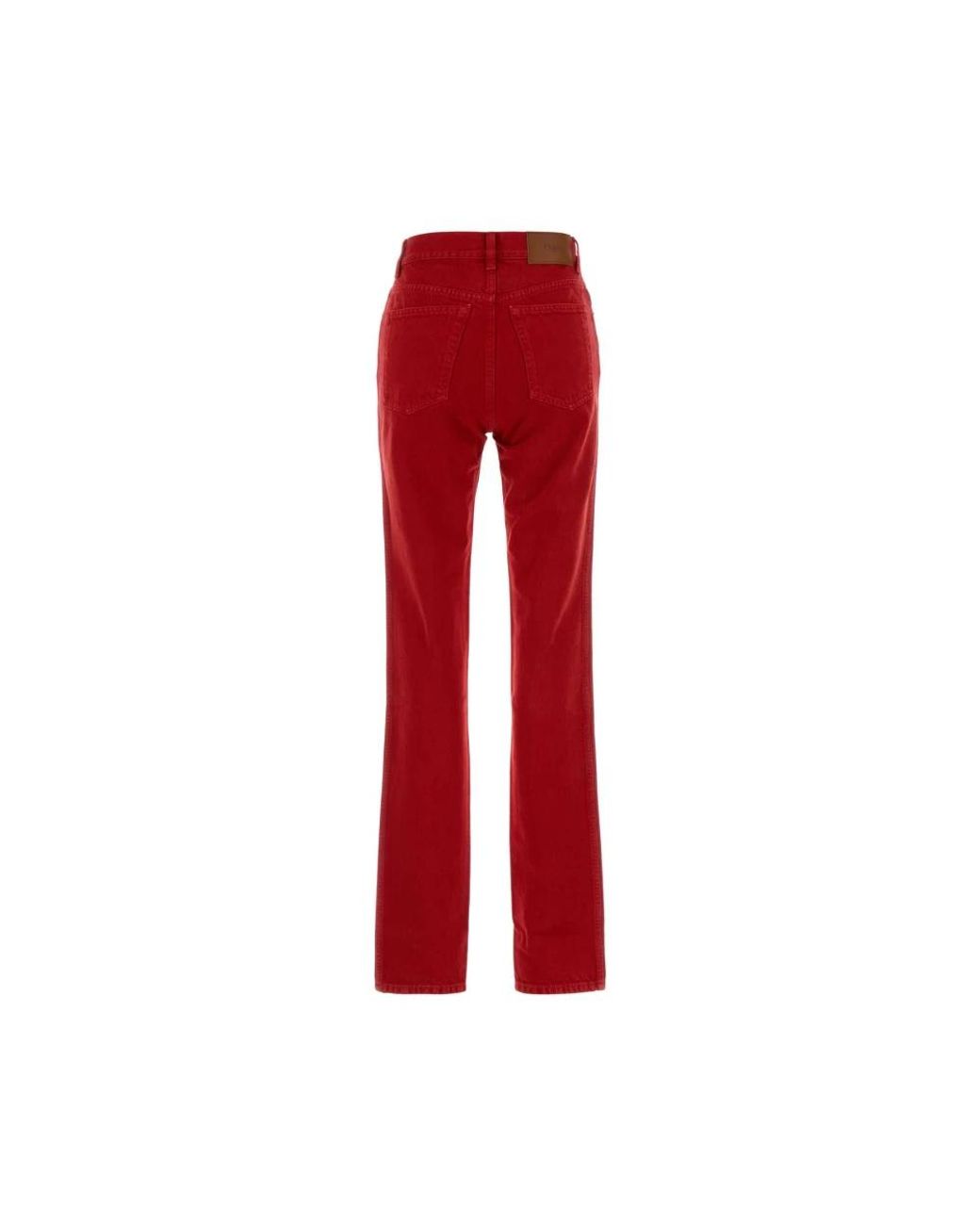 Chloé Red Straight Fit Jeans