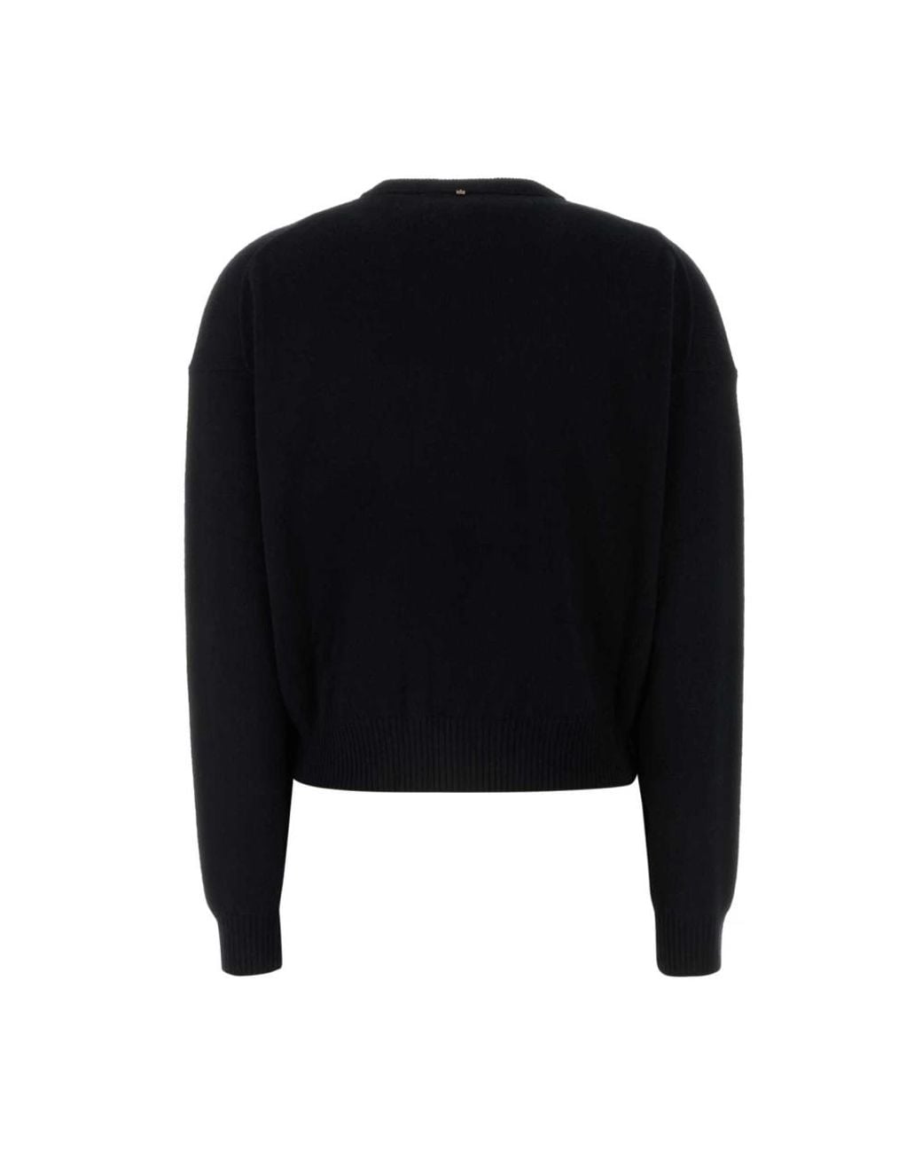 Sportmax Black V-Neck Knitwear