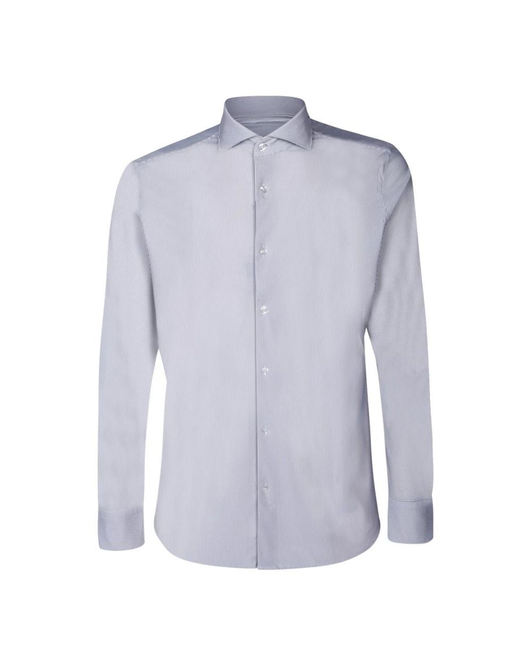 Dell'Oglio Blue Casual Shirts for men