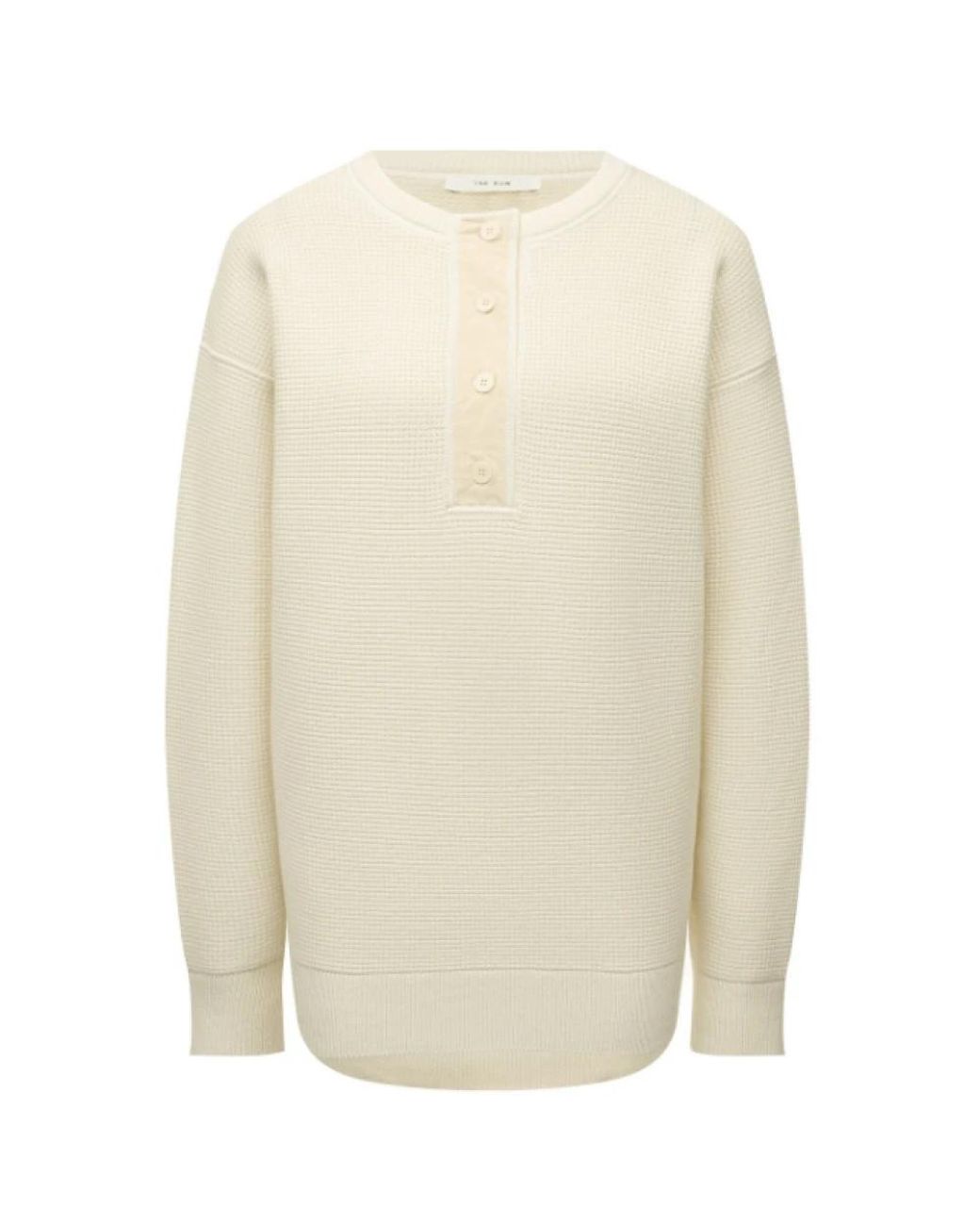 The Row White Round-Neck Knitwear