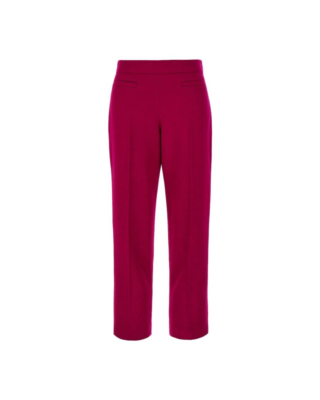 Fendi Red Slim-Fit Trousers