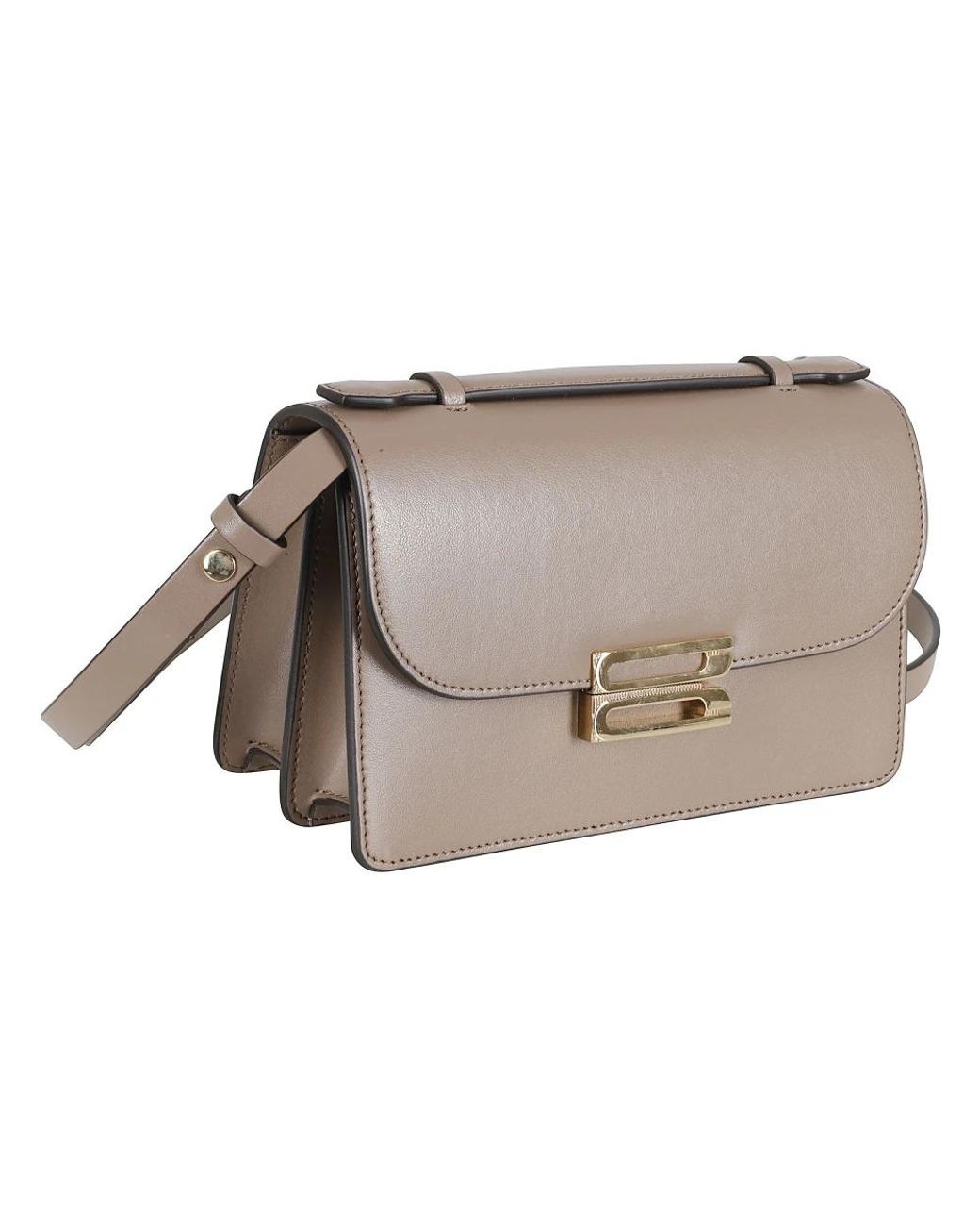 Victoria Beckham Natural Shoulder Bags