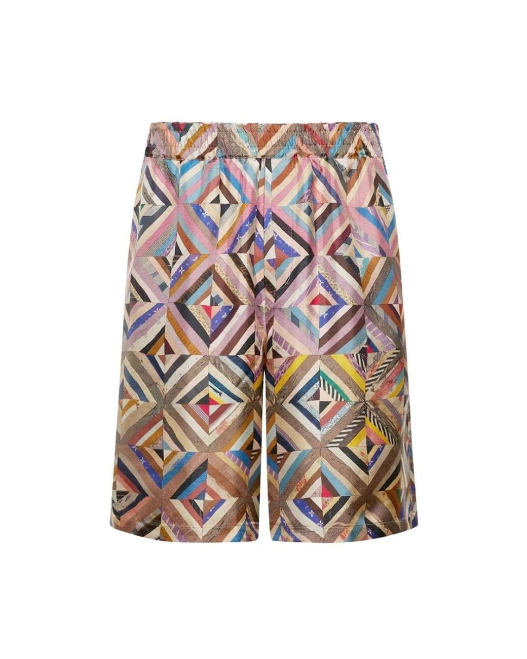 Pierre Louis Mascia Blue Casual Shorts for men