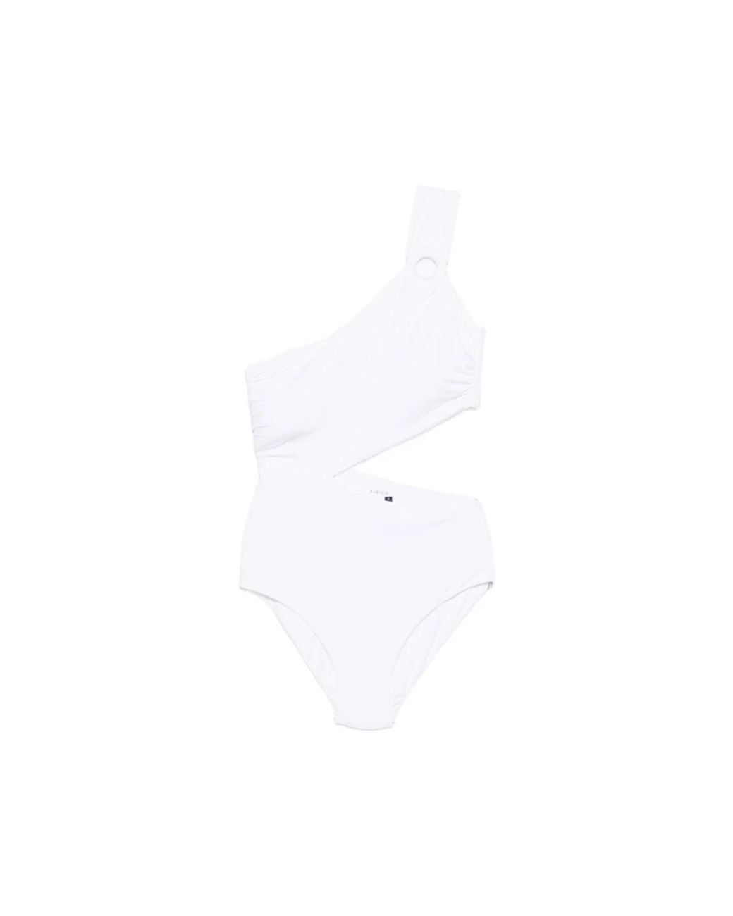 Fisico Badmode ,Wit ,One-Piece Swimsuit in het White