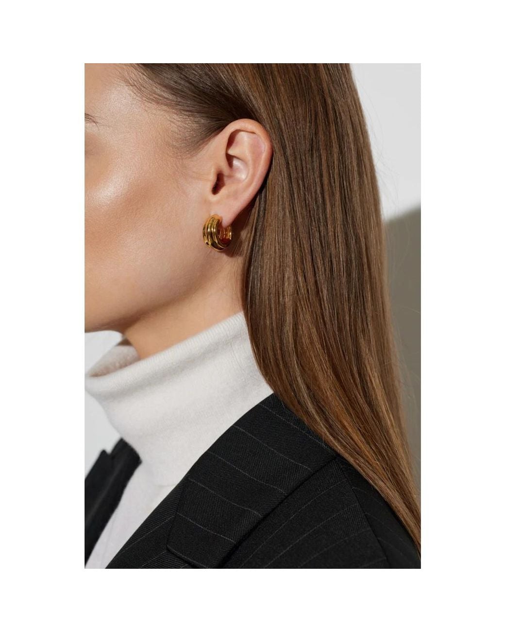 Earrings di LIE STUDIO in Metallic