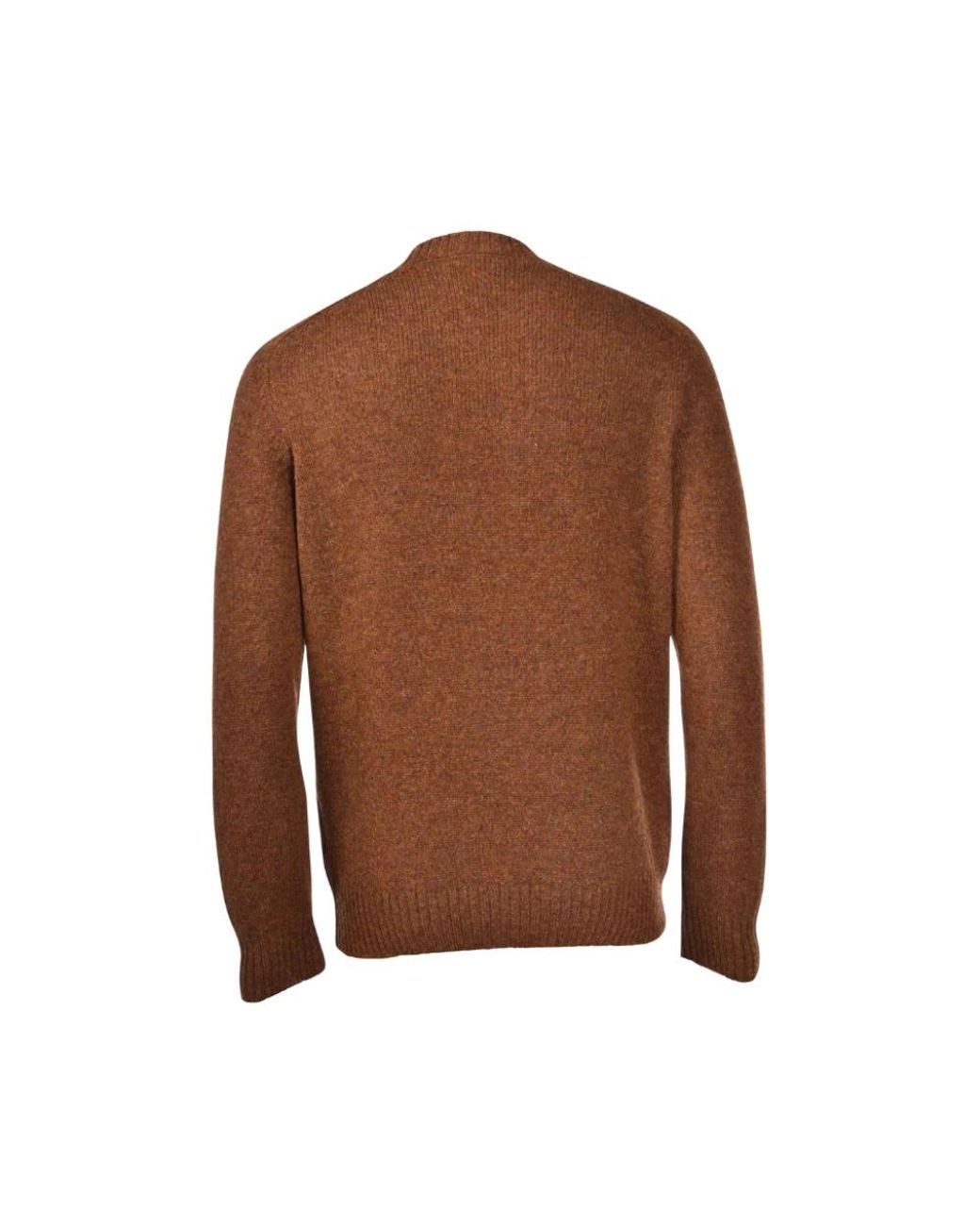 Gran Sasso Brown Round-Neck Knitwear for men