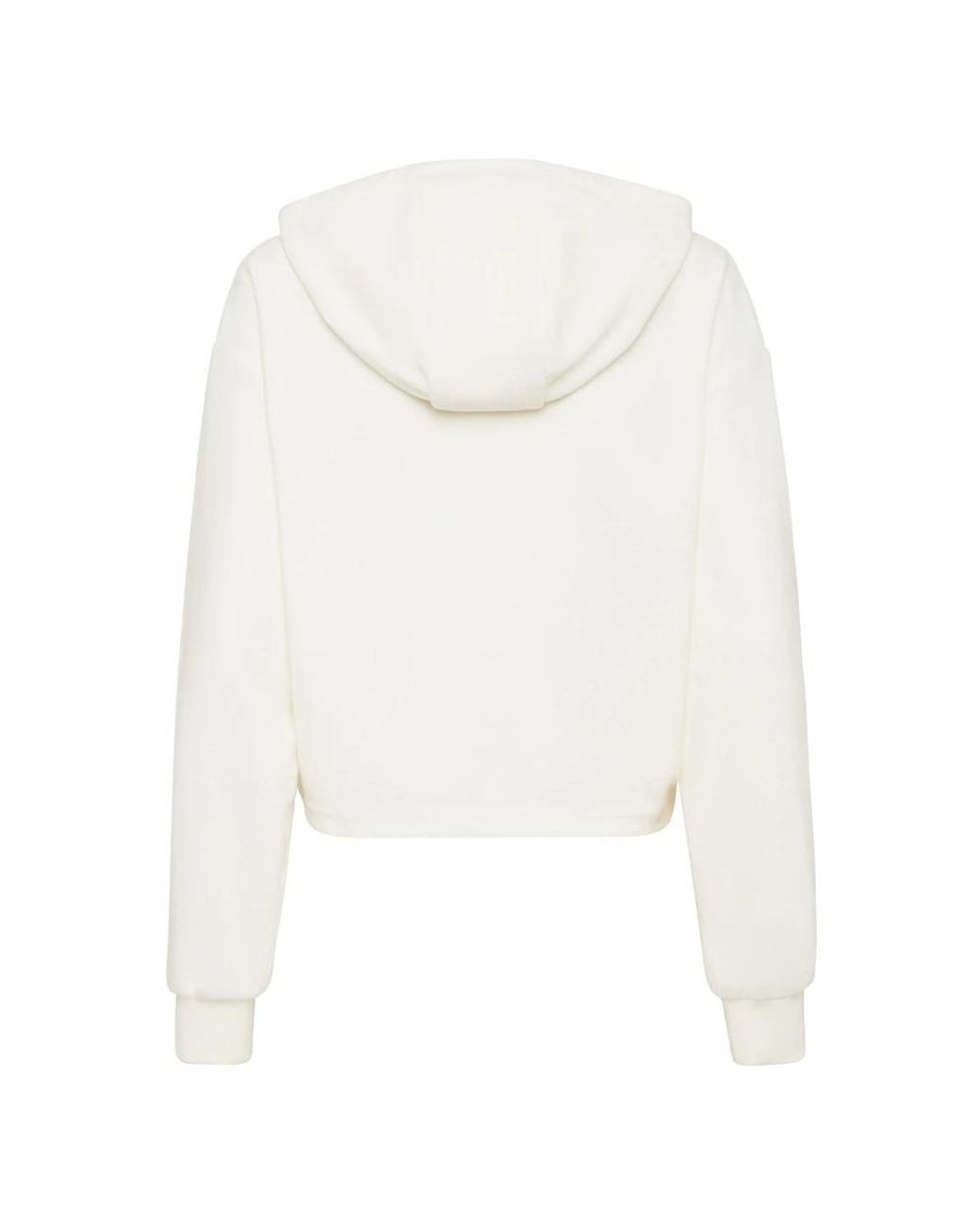 Philipp Plein Hoodies & Sweatvesten ,Katoen Hoodie Sweatshirt in het White