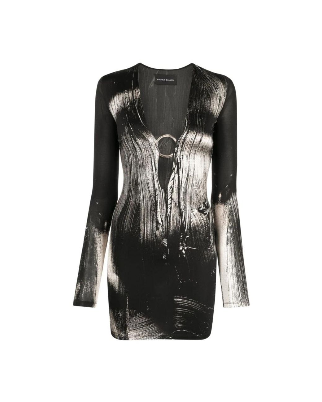 Louisa Ballou Black Short Dresses
