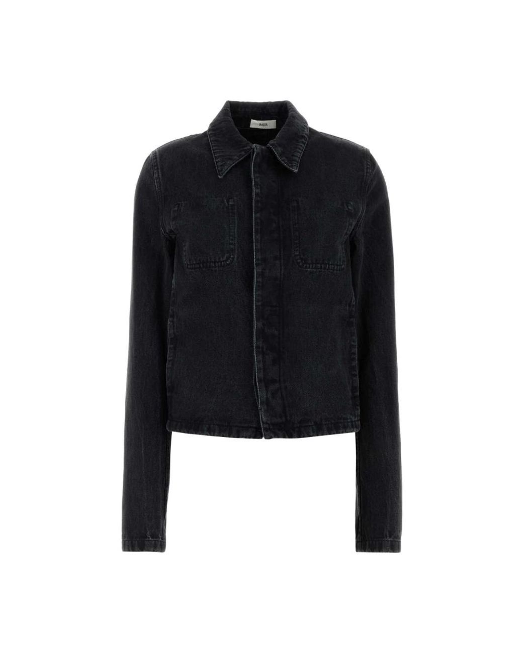 Rier Jassen ,Zwart ,Denim Dnm 26 Denim Jacket in het Black