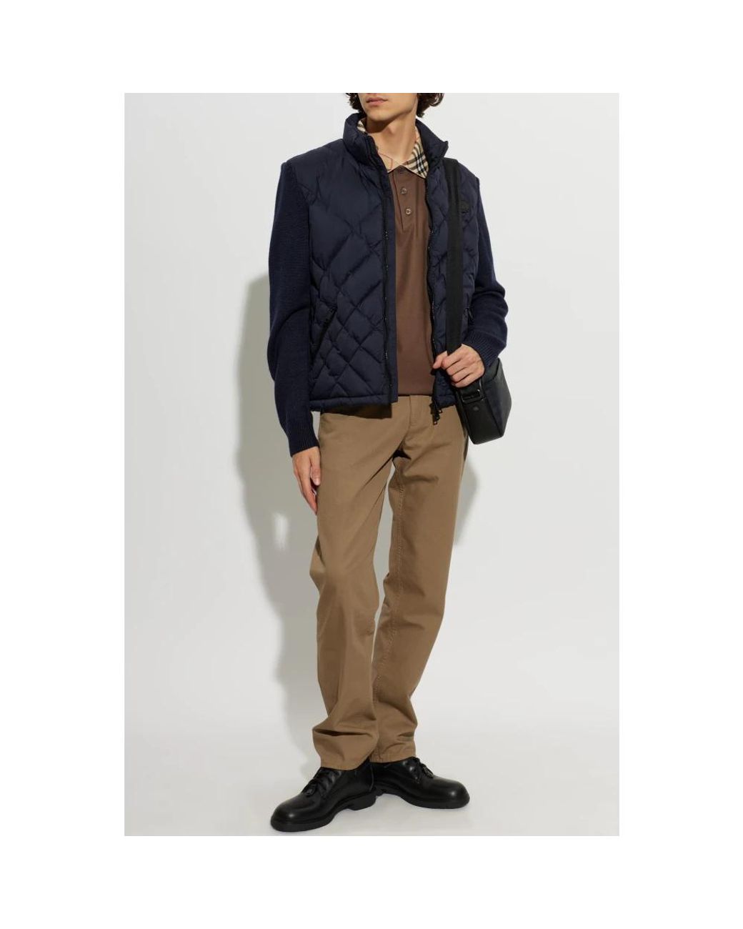 Cardigans Burberry de hombre de color Blue