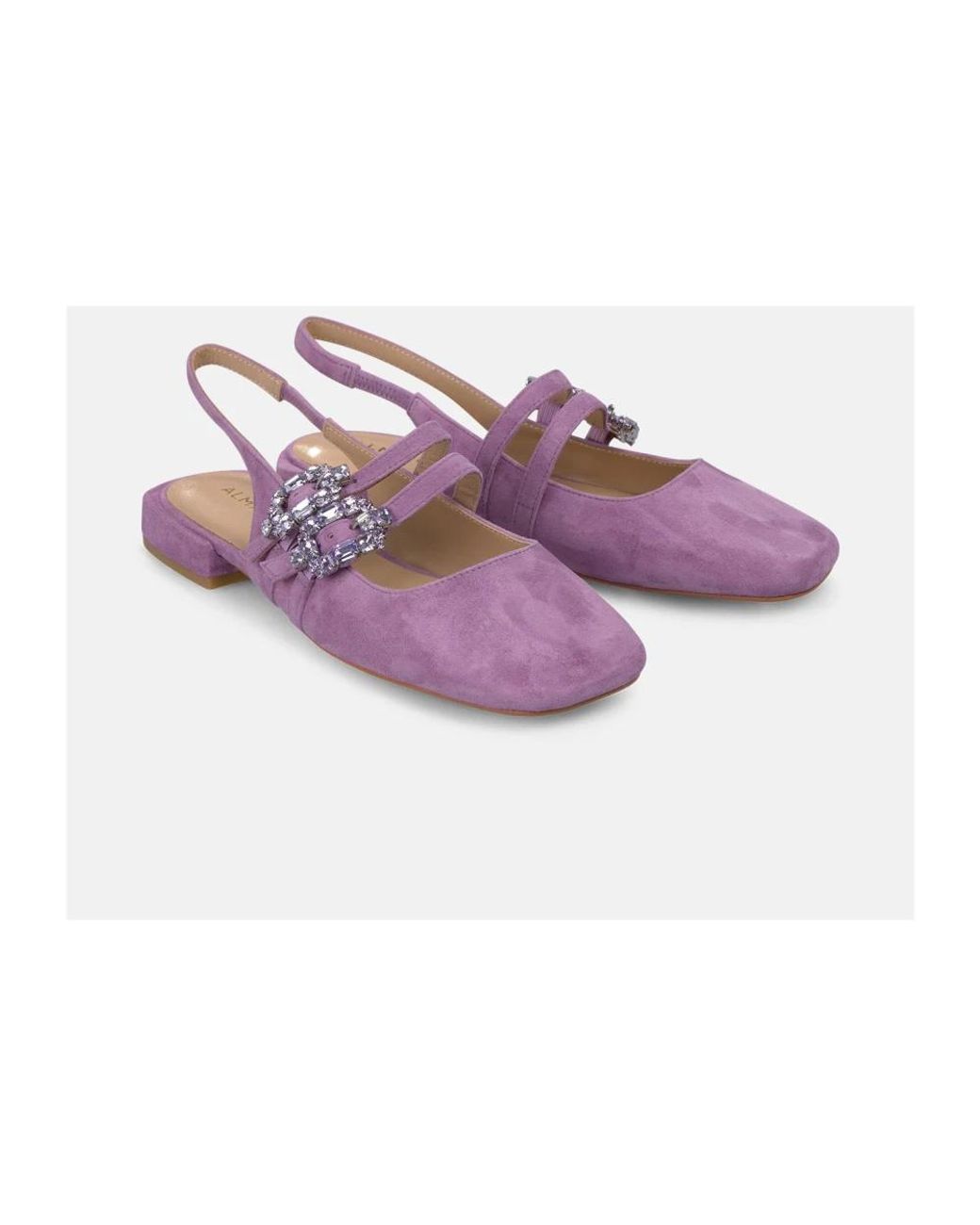 Alma En Pena. Purple Ballerina Shoes