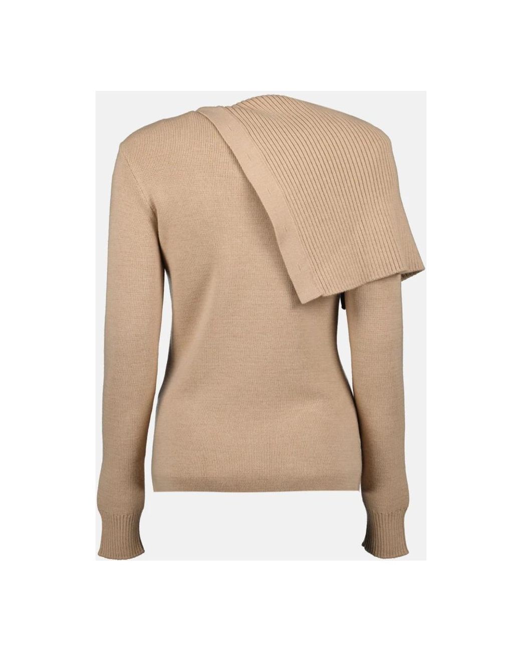 Rabanne Natural Round-Neck Knitwear
