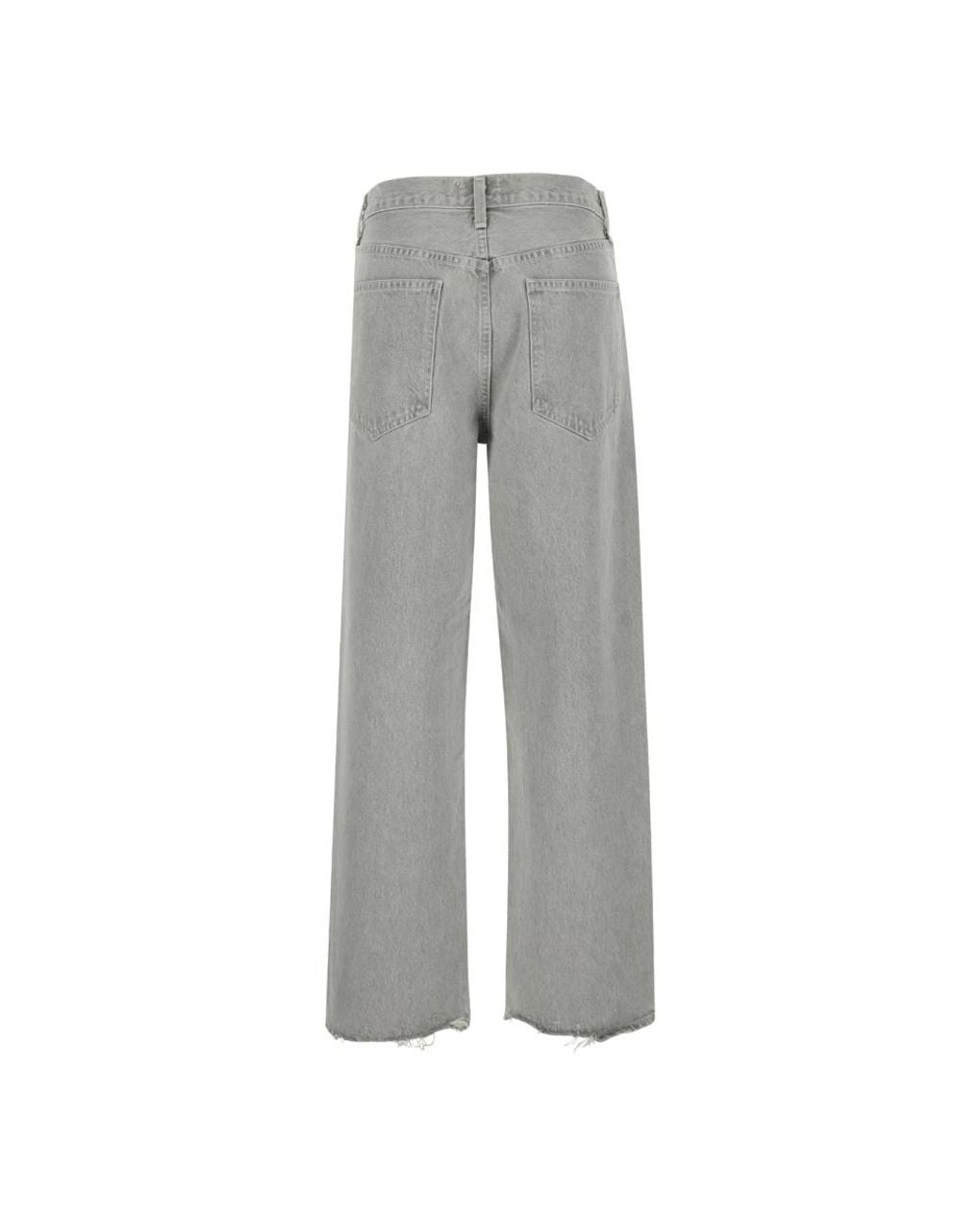 Agolde Gray Wide Trousers