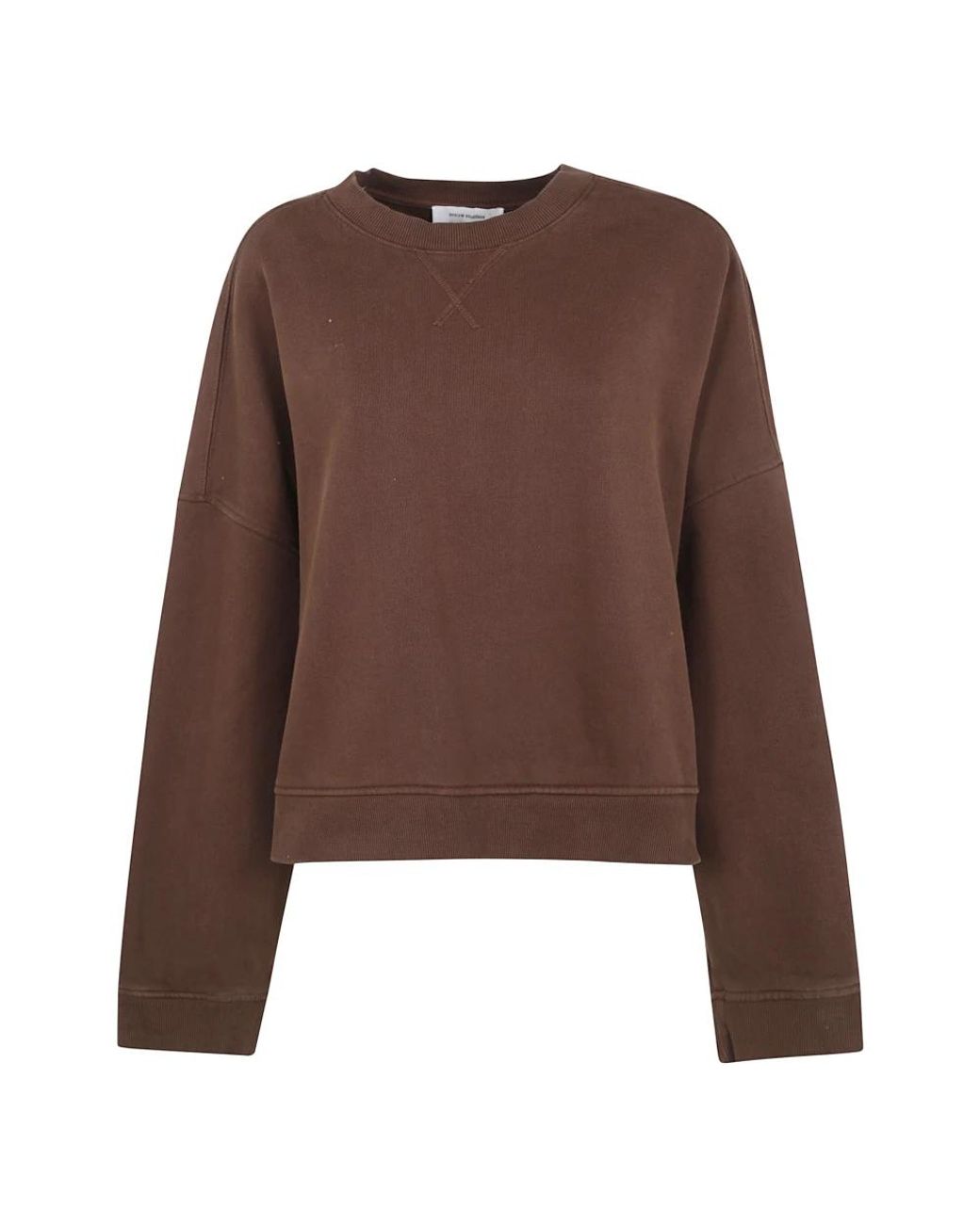 Entire studios Hoodies & Sweatvesten ,Bruin ,Crew Sweatshirt in het Brown