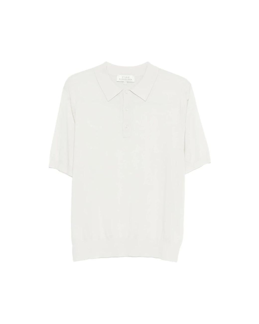 Studio Nicholson White Polo Shirts for men