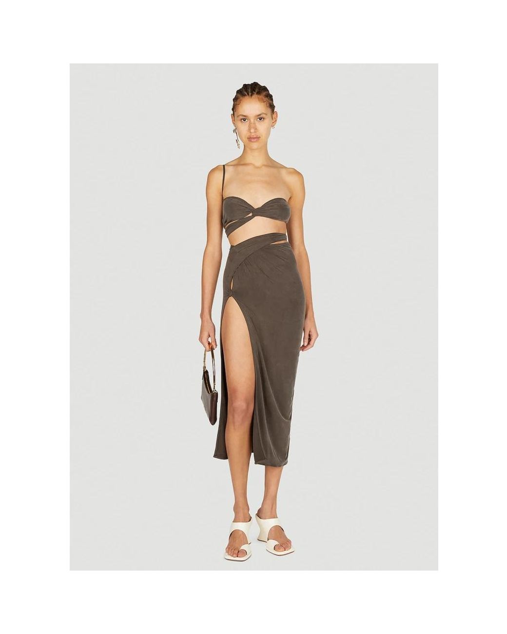 Jacquemus Brown Sleeveless Tops
