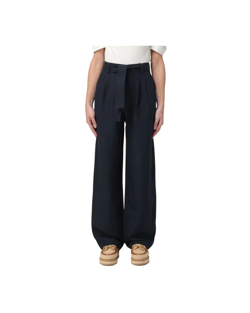 Woolrich Blue Wide Trousers