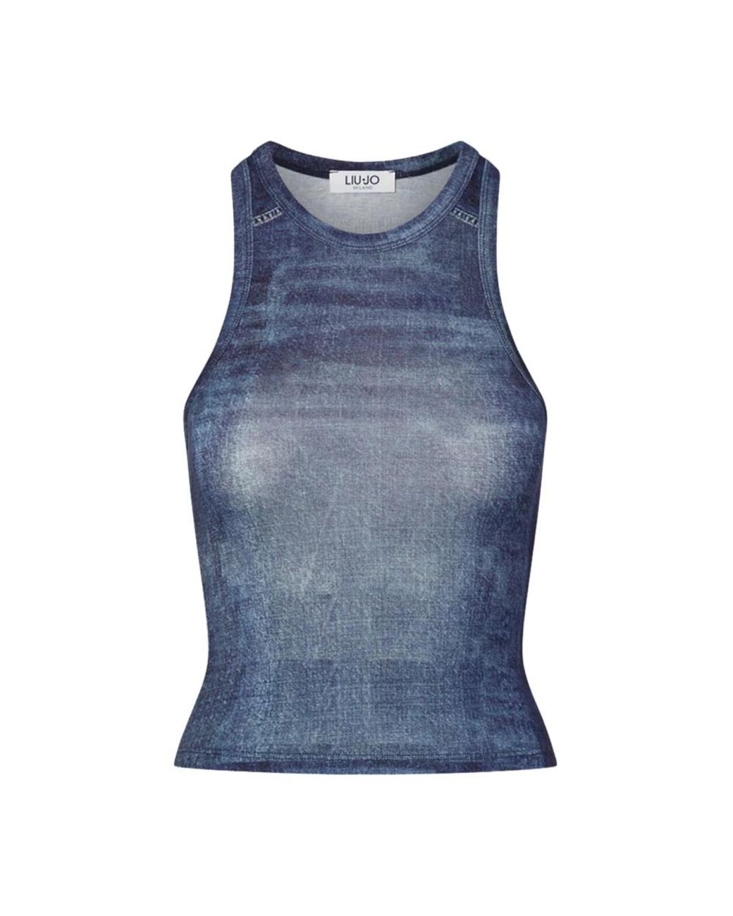Liu Jo Blue Sleeveless Tops