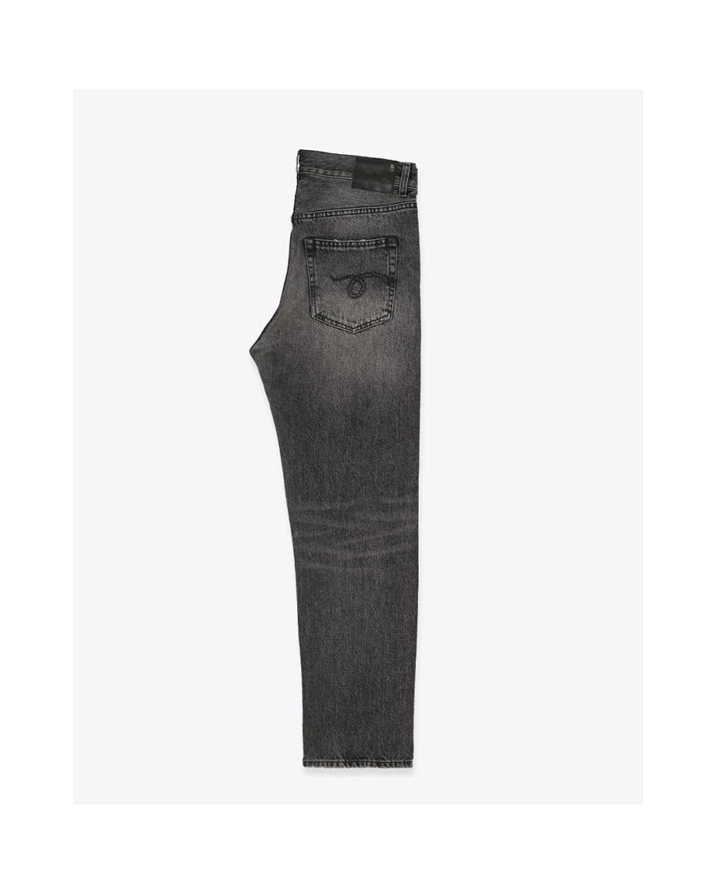 R13 Gray Loose-Fit Jeans