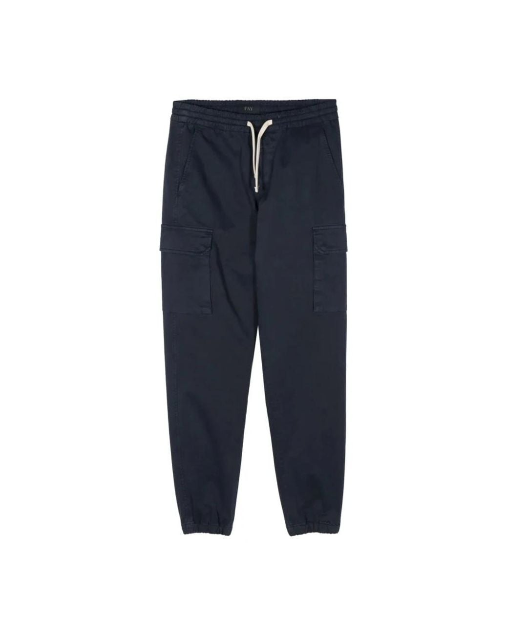 Fay Blue Slim-Fit Trousers for men