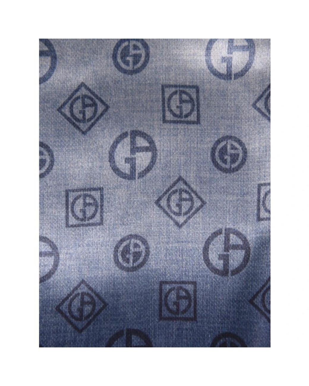 Giorgio Armani Blue Silk Scarves for men
